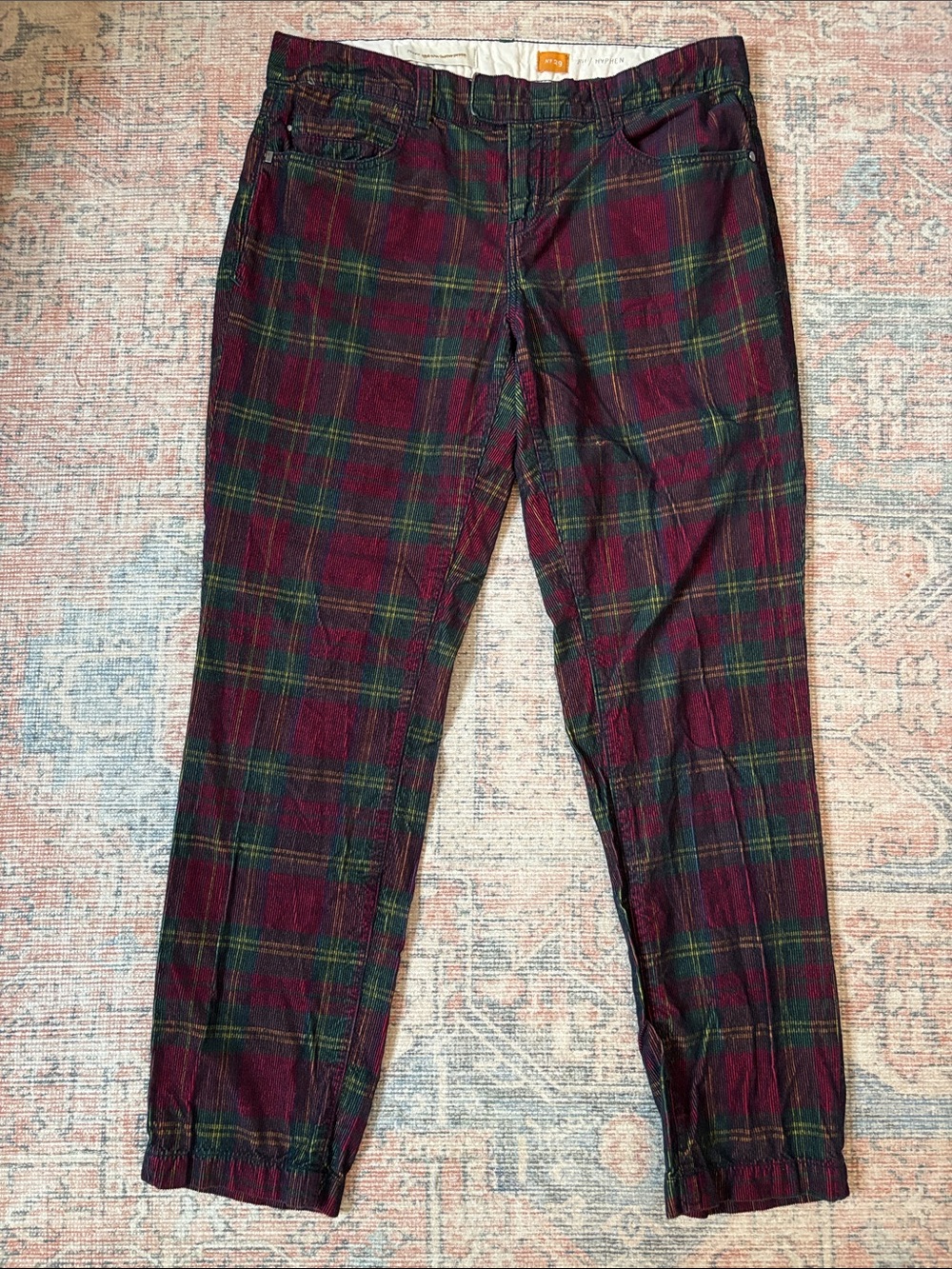 Pilcro and the Letterpress Hyphen Lightweight Corduroy Pants Size 29